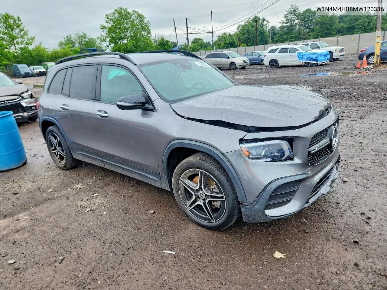 2021 Mercedes-Benz Glb 250 4Matic VIN: W1N4M4HB8MW120336 Lot: 57606226
