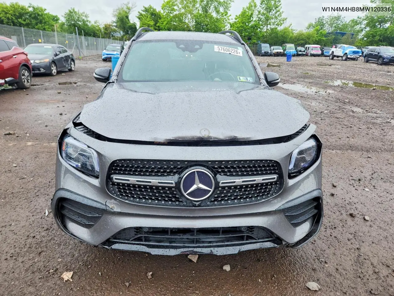 2021 Mercedes-Benz Glb 250 4Matic VIN: W1N4M4HB8MW120336 Lot: 57606226