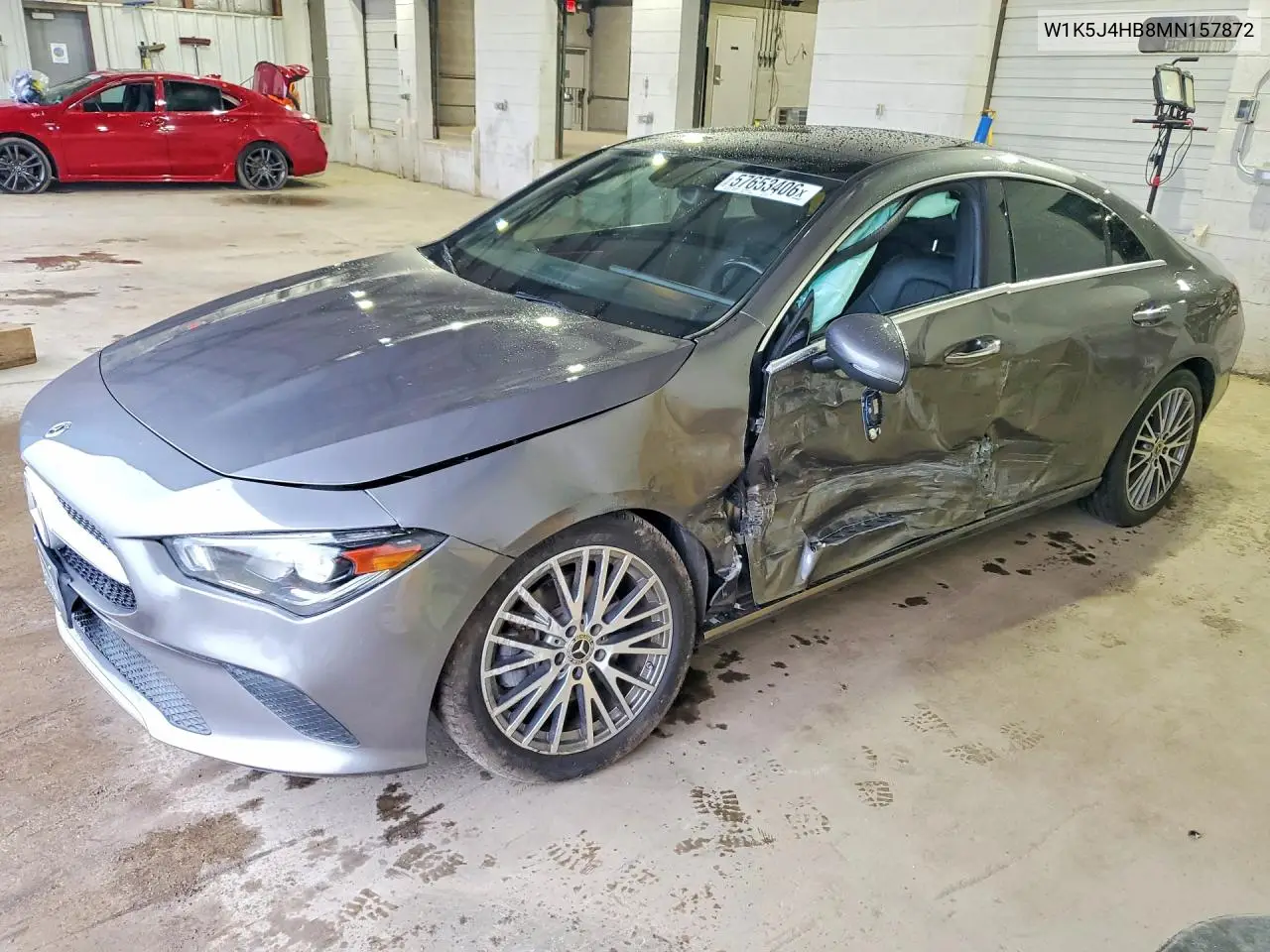 2021 Mercedes-Benz Cla 250 4Matic VIN: W1K5J4HB8MN157872 Lot: 57653406
