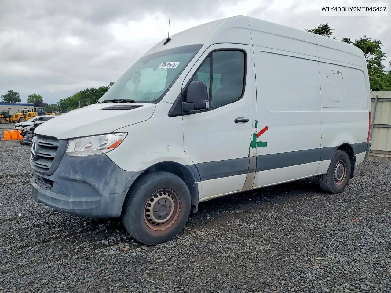 2021 Mercedes-Benz Sprinter 2500 VIN: W1Y4DBHY2MT045467 Lot: 57910576