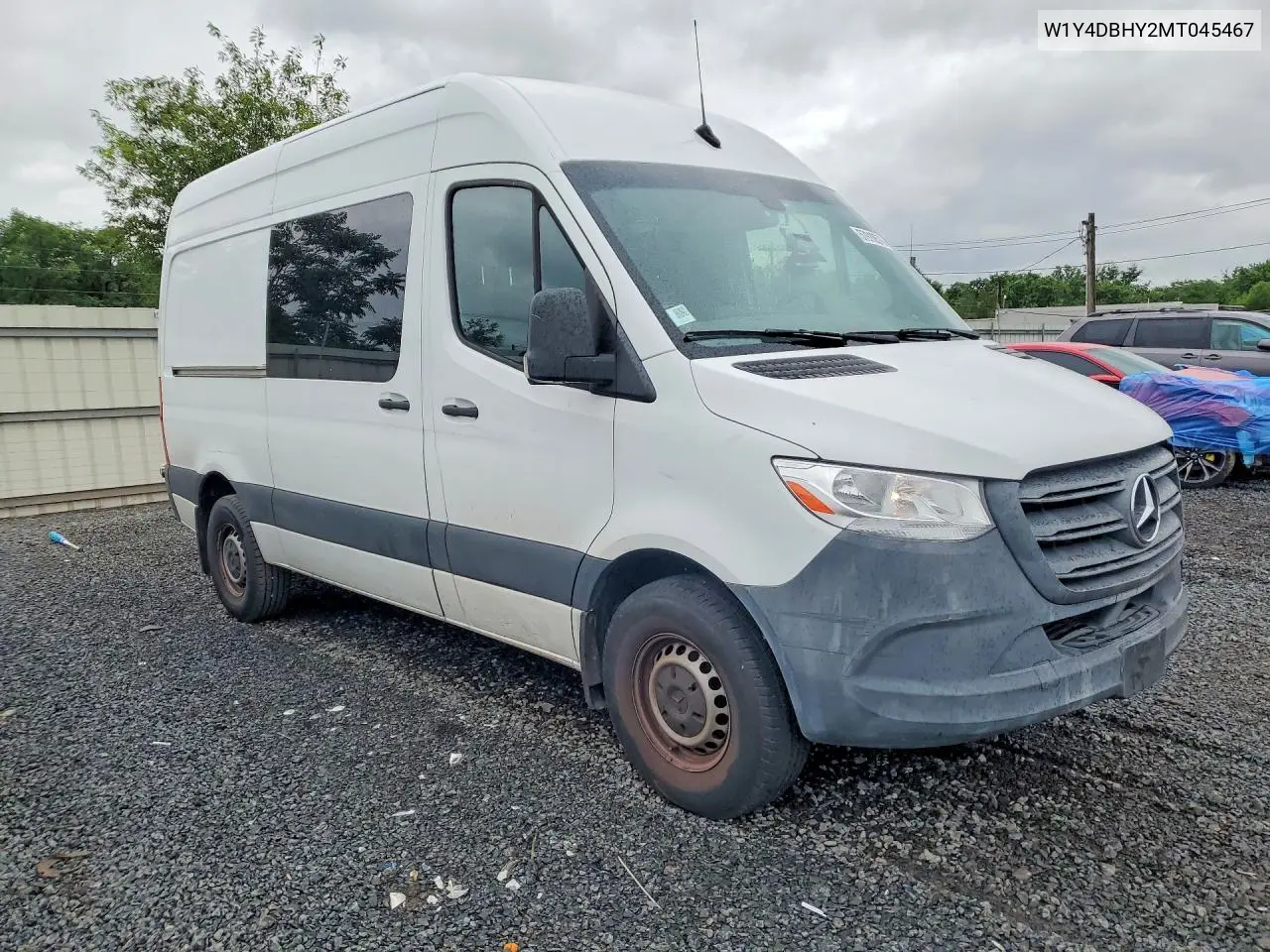 2021 Mercedes-Benz Sprinter 2500 VIN: W1Y4DBHY2MT045467 Lot: 57910576