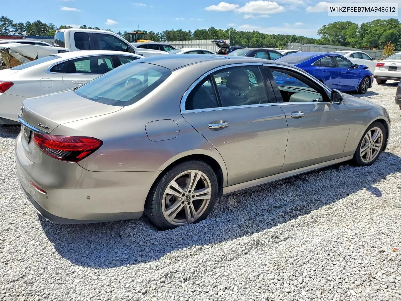 2021 Mercedes-Benz E 350 4Matic VIN: W1KZF8EB7MA948612 Lot: 58021536