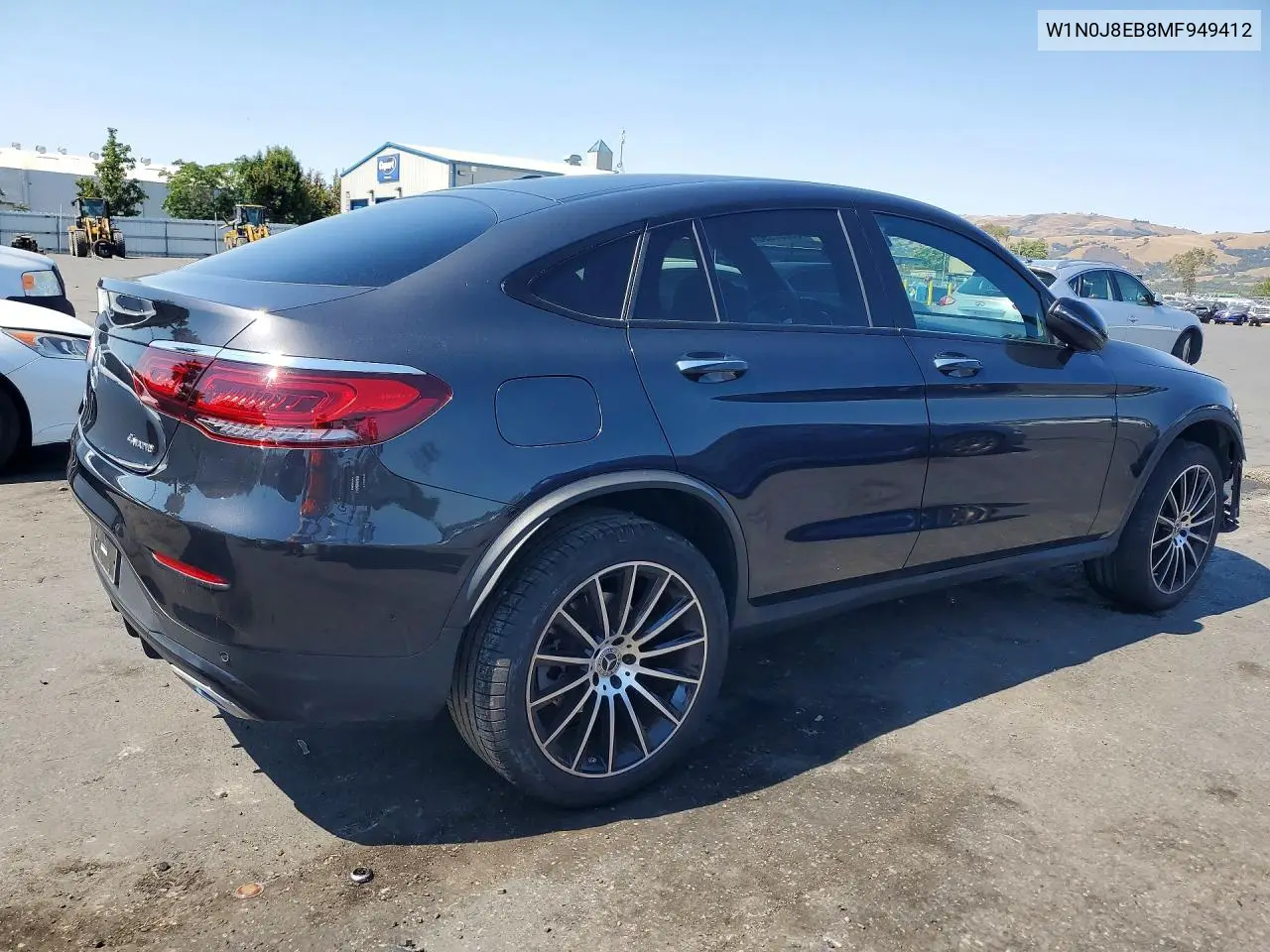2021 Mercedes-Benz Glc Coupe 300 4Matic VIN: W1N0J8EB8MF949412 Lot: 58097396