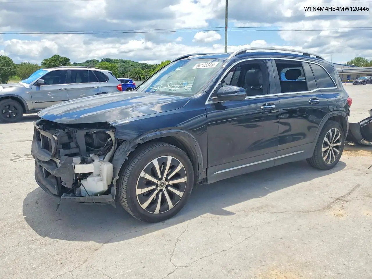 2021 Mercedes-Benz Glb 250 4Matic VIN: W1N4M4HB4MW120446 Lot: 58105346