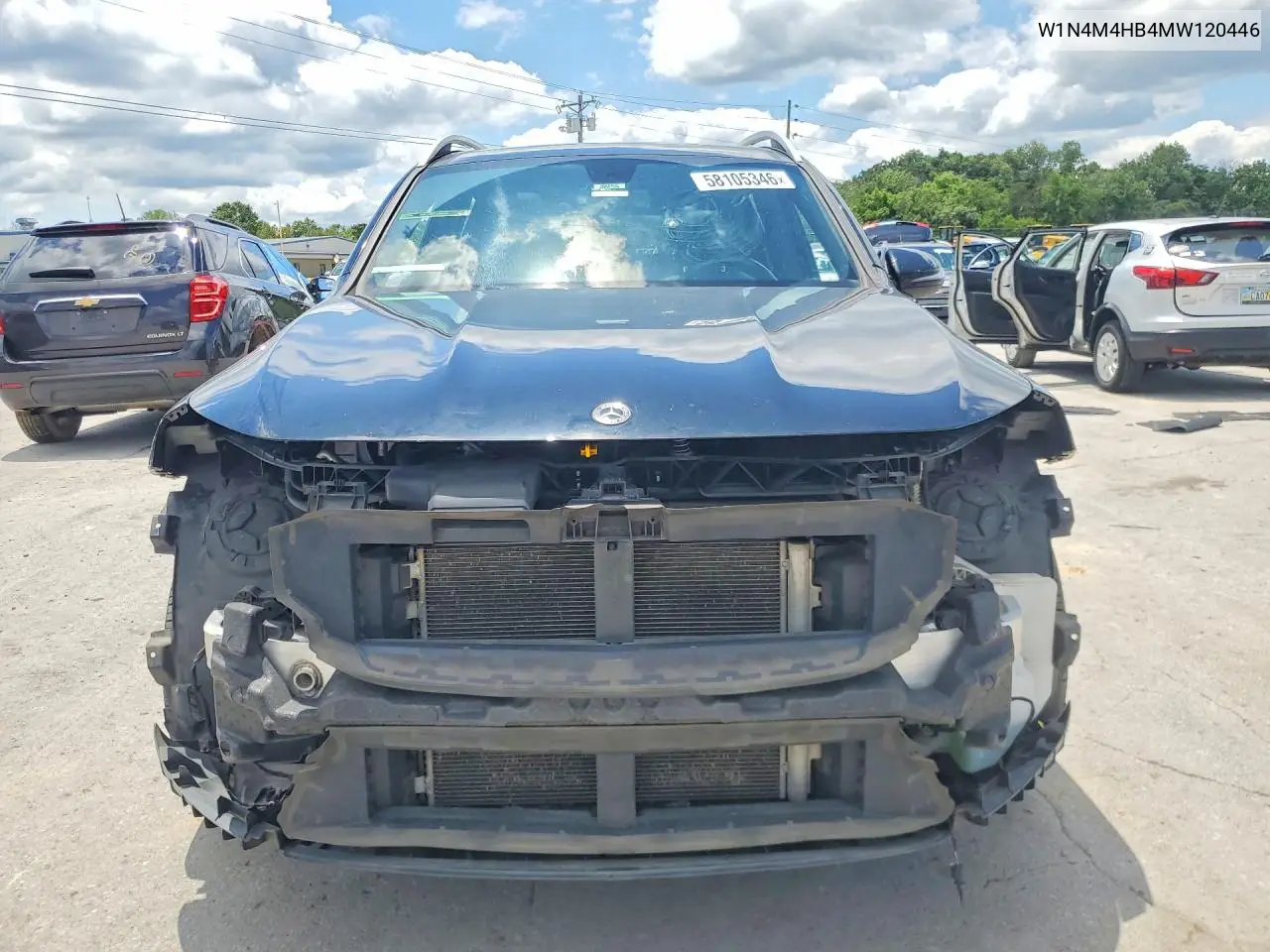 2021 Mercedes-Benz Glb 250 4Matic VIN: W1N4M4HB4MW120446 Lot: 58105346