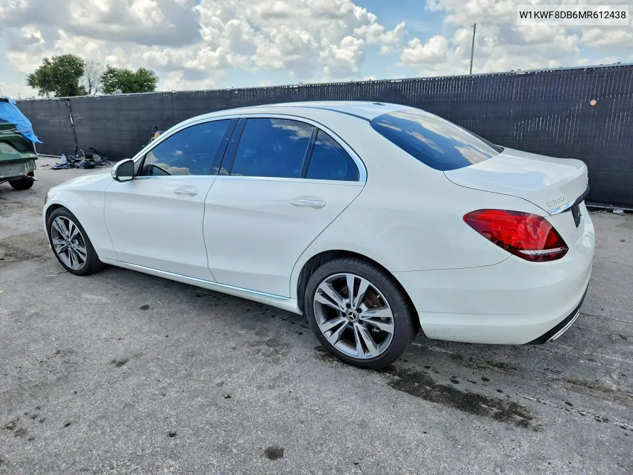2021 Mercedes-Benz C 300 VIN: W1KWF8DB6MR612438 Lot: 58187336