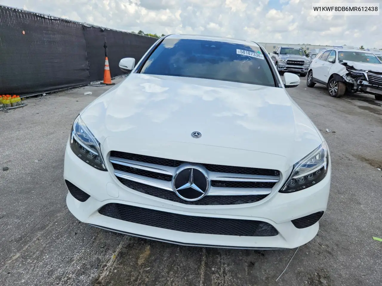 2021 Mercedes-Benz C 300 VIN: W1KWF8DB6MR612438 Lot: 58187336