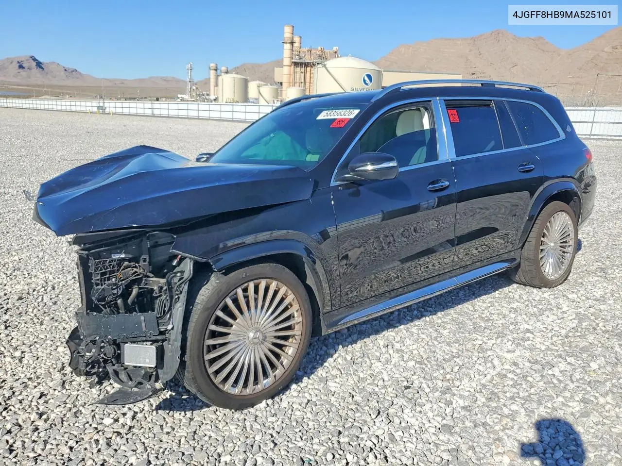 2021 Mercedes-Benz Gls Mercedes-Maybach Gls600 4M VIN: 4JGFF8HB9MA525101 Lot: 58356326