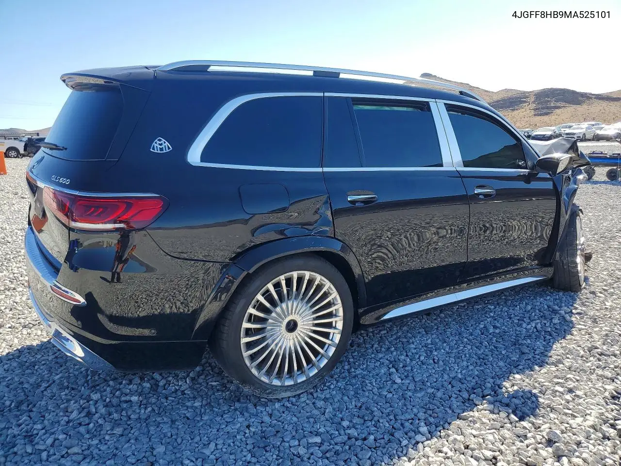 2021 Mercedes-Benz Gls Mercedes-Maybach Gls600 4M VIN: 4JGFF8HB9MA525101 Lot: 58356326