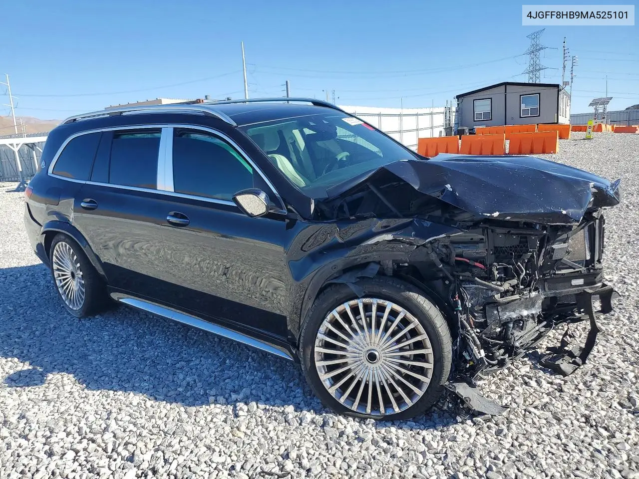 2021 Mercedes-Benz Gls Mercedes-Maybach Gls600 4M VIN: 4JGFF8HB9MA525101 Lot: 58356326