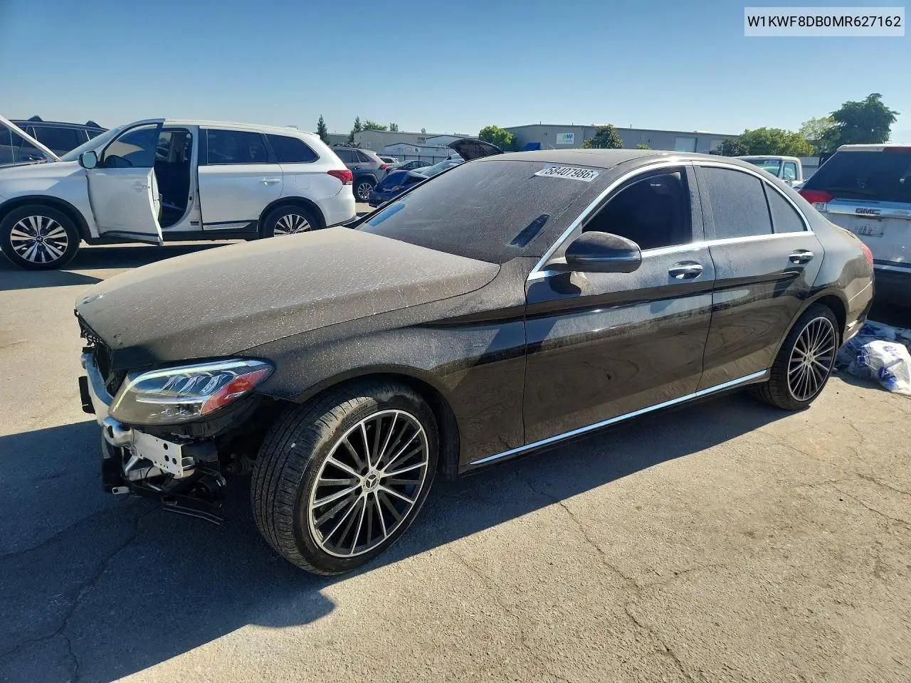 2021 Mercedes-Benz C 300 VIN: W1KWF8DB0MR627162 Lot: 58407986