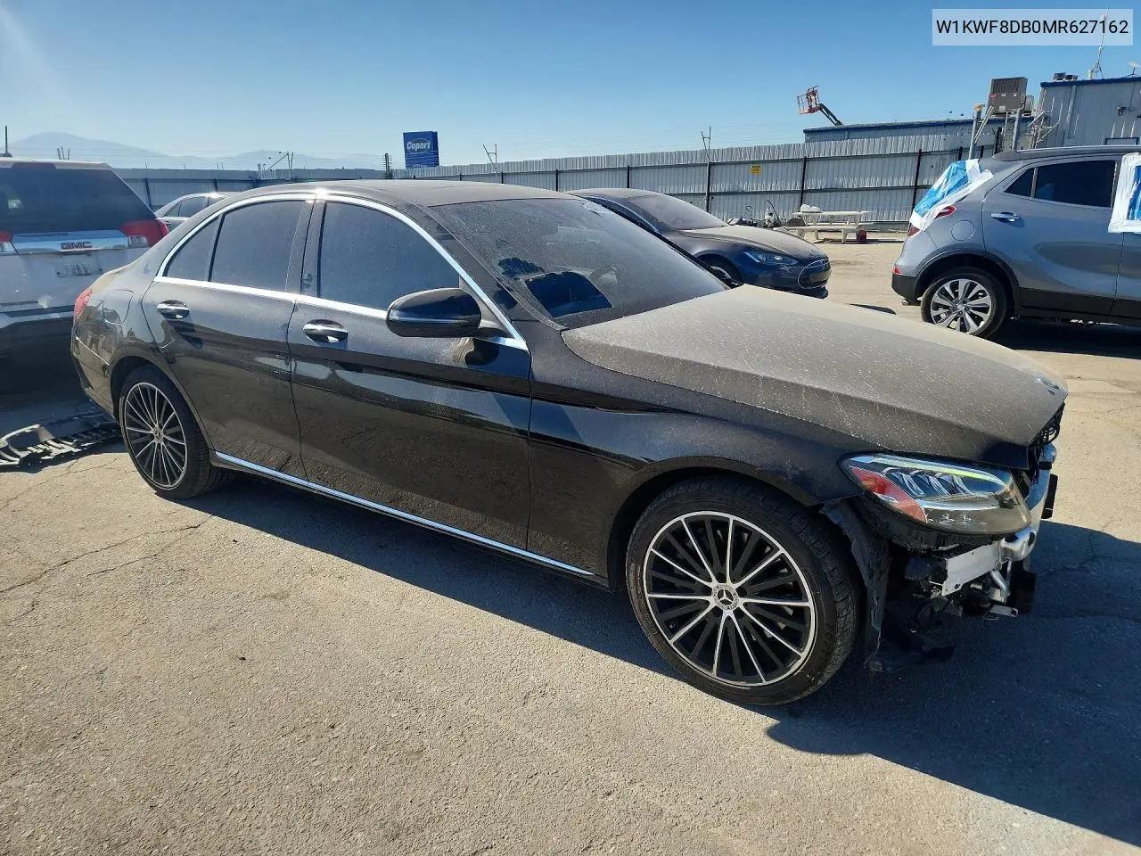 2021 Mercedes-Benz C 300 VIN: W1KWF8DB0MR627162 Lot: 58407986