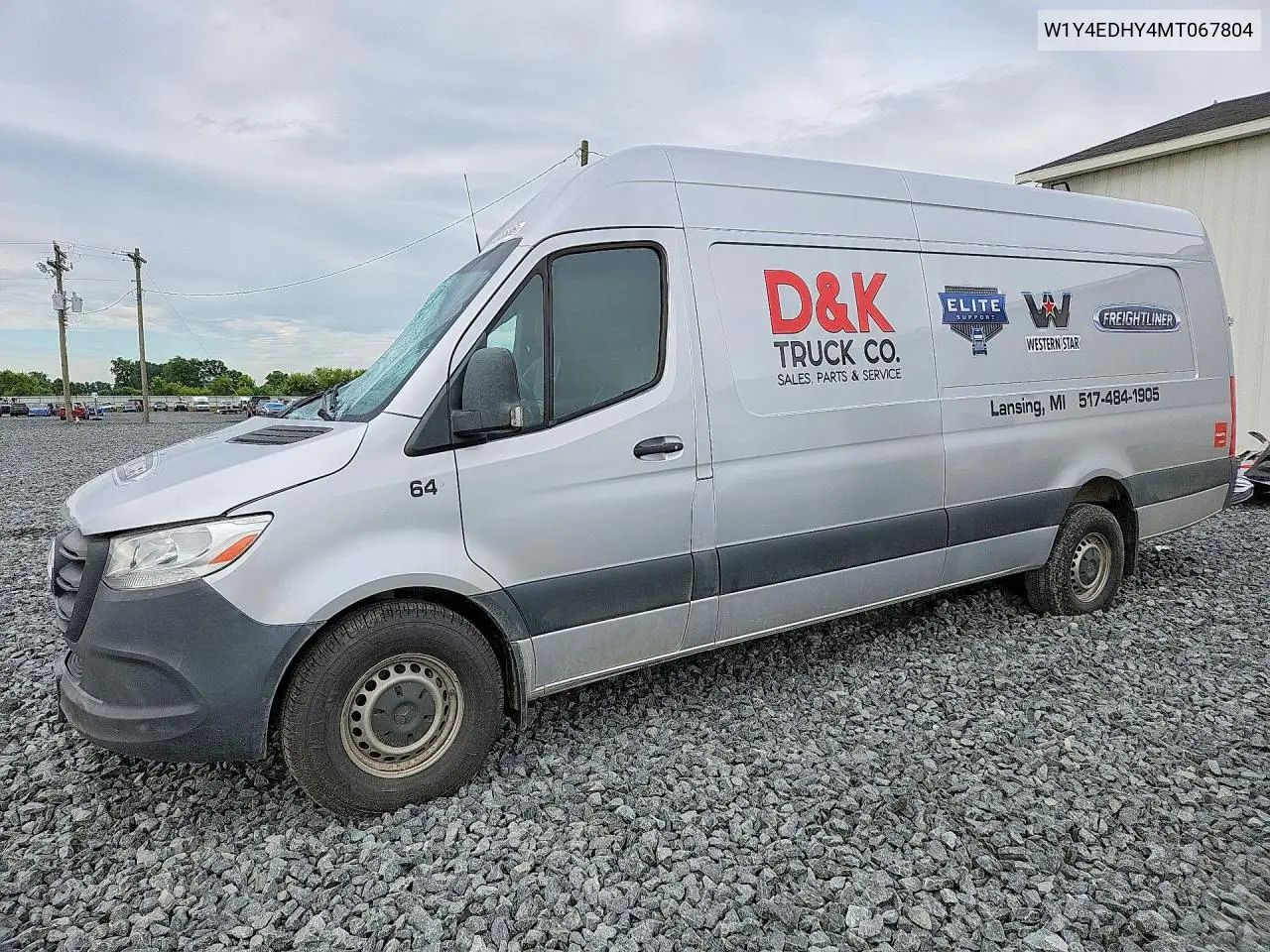 2021 Mercedes-Benz Sprinter 2500 VIN: W1Y4EDHY4MT067804 Lot: 58408686
