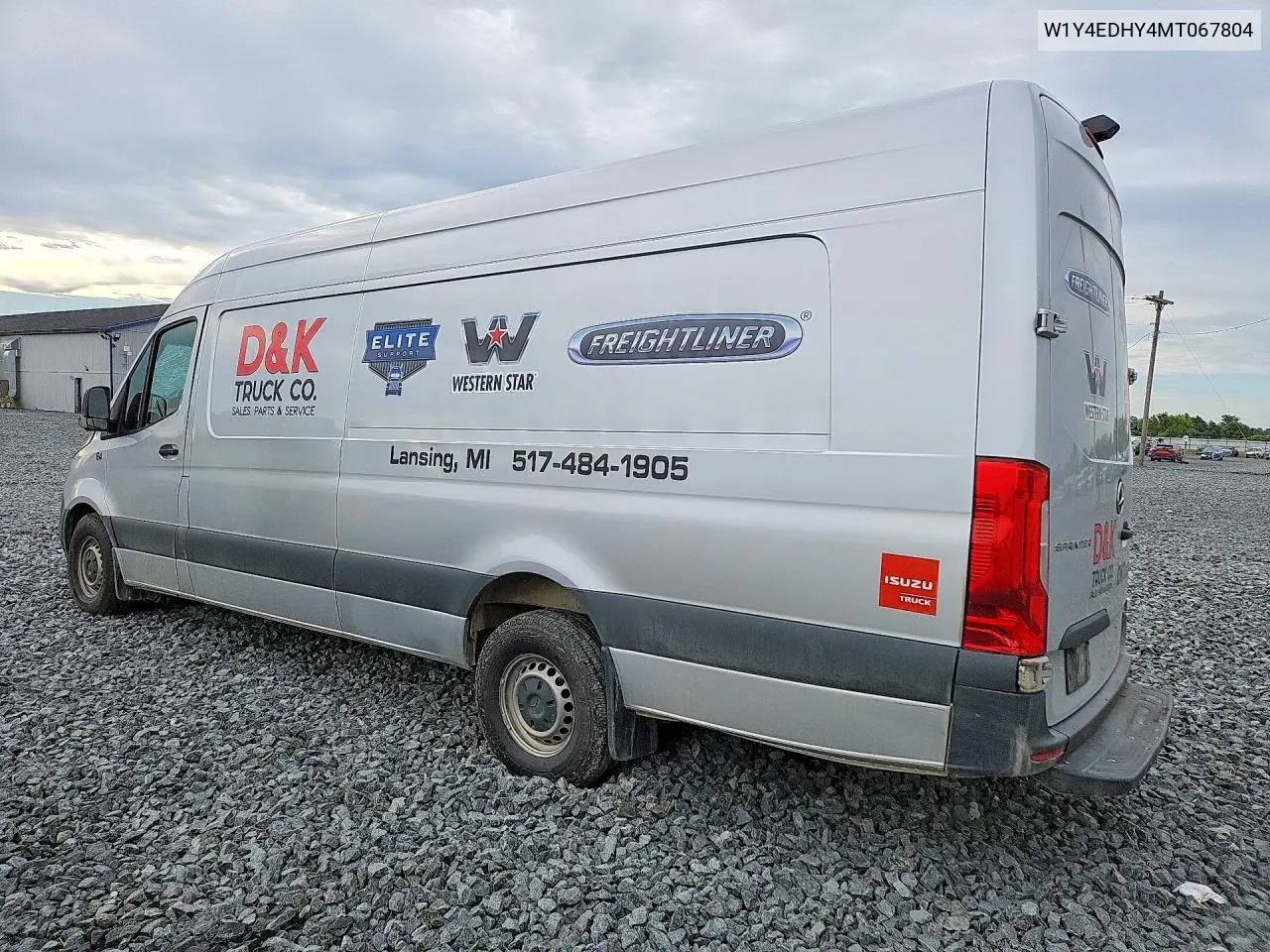 2021 Mercedes-Benz Sprinter 2500 VIN: W1Y4EDHY4MT067804 Lot: 58408686