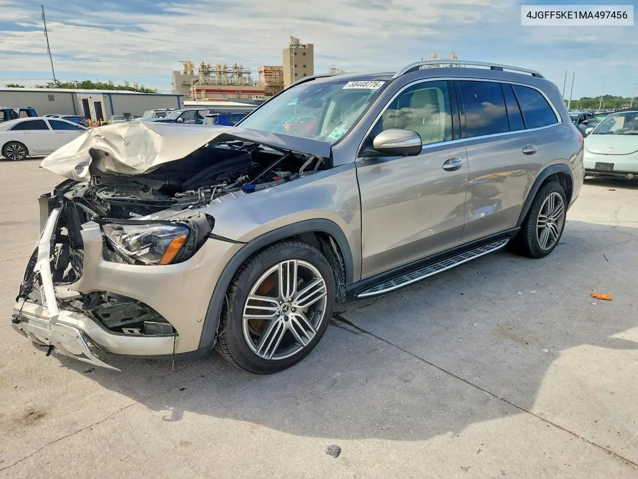 2021 Mercedes-Benz Gls 450 4Matic VIN: 4JGFF5KE1MA497456 Lot: 58448776