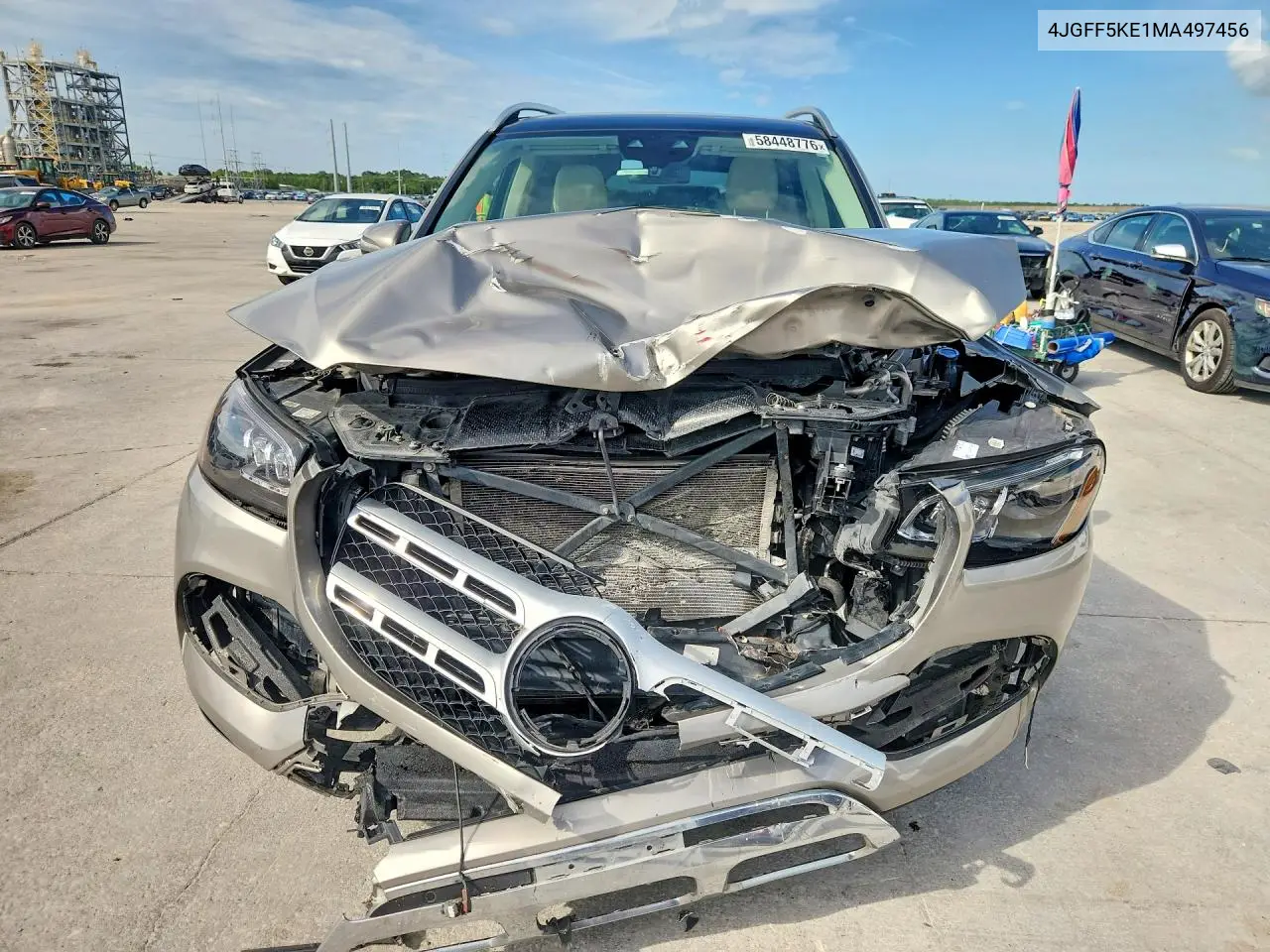 2021 Mercedes-Benz Gls 450 4Matic VIN: 4JGFF5KE1MA497456 Lot: 58448776