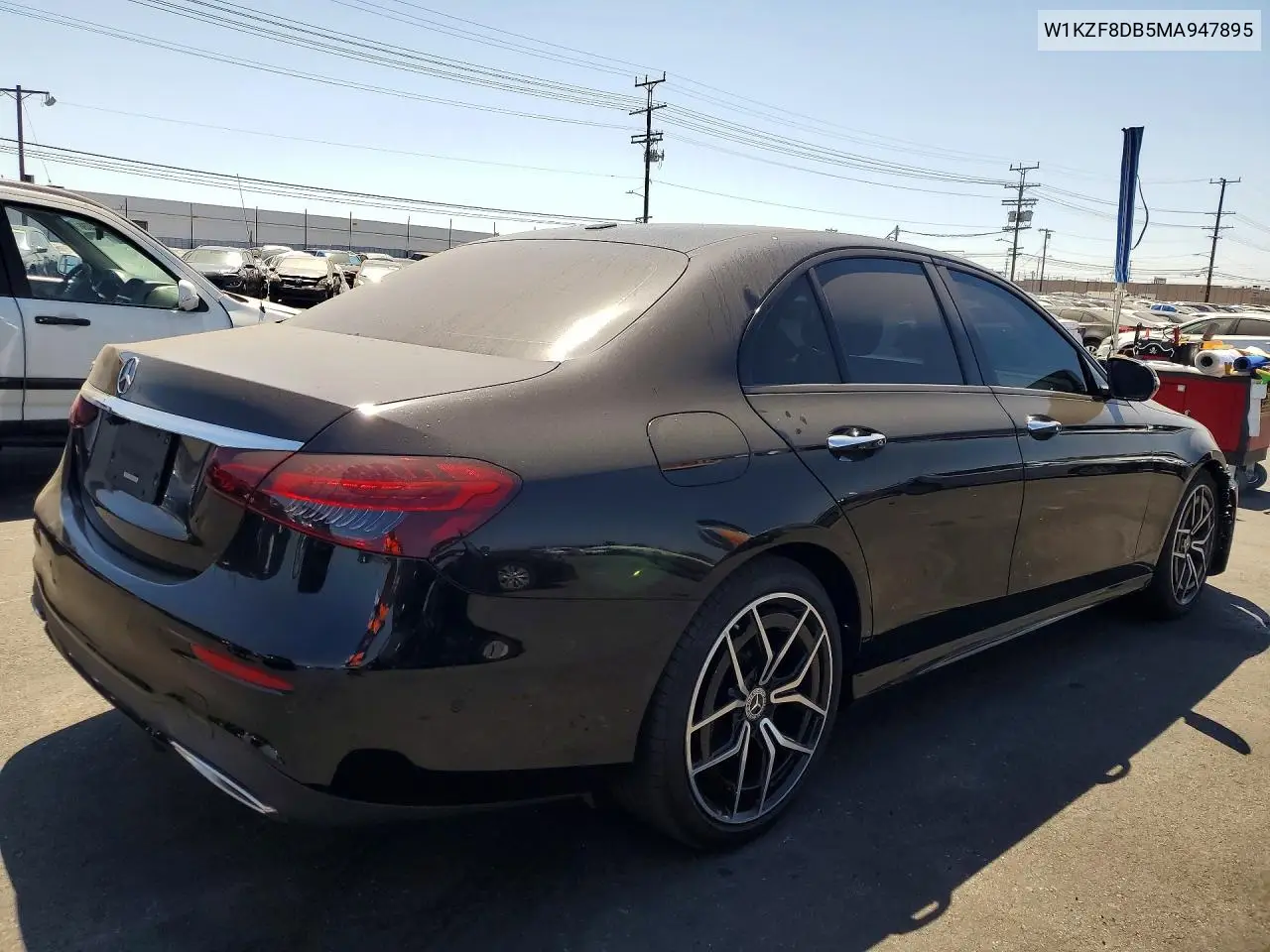 2021 Mercedes-Benz E 350 VIN: W1KZF8DB5MA947895 Lot: 58455066
