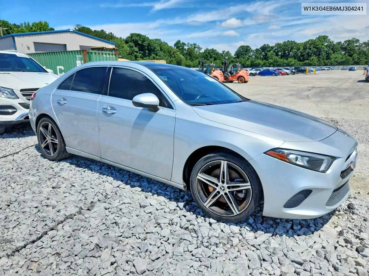 2021 Mercedes-Benz A 220 VIN: W1K3G4EB6MJ304241 Lot: 58459106