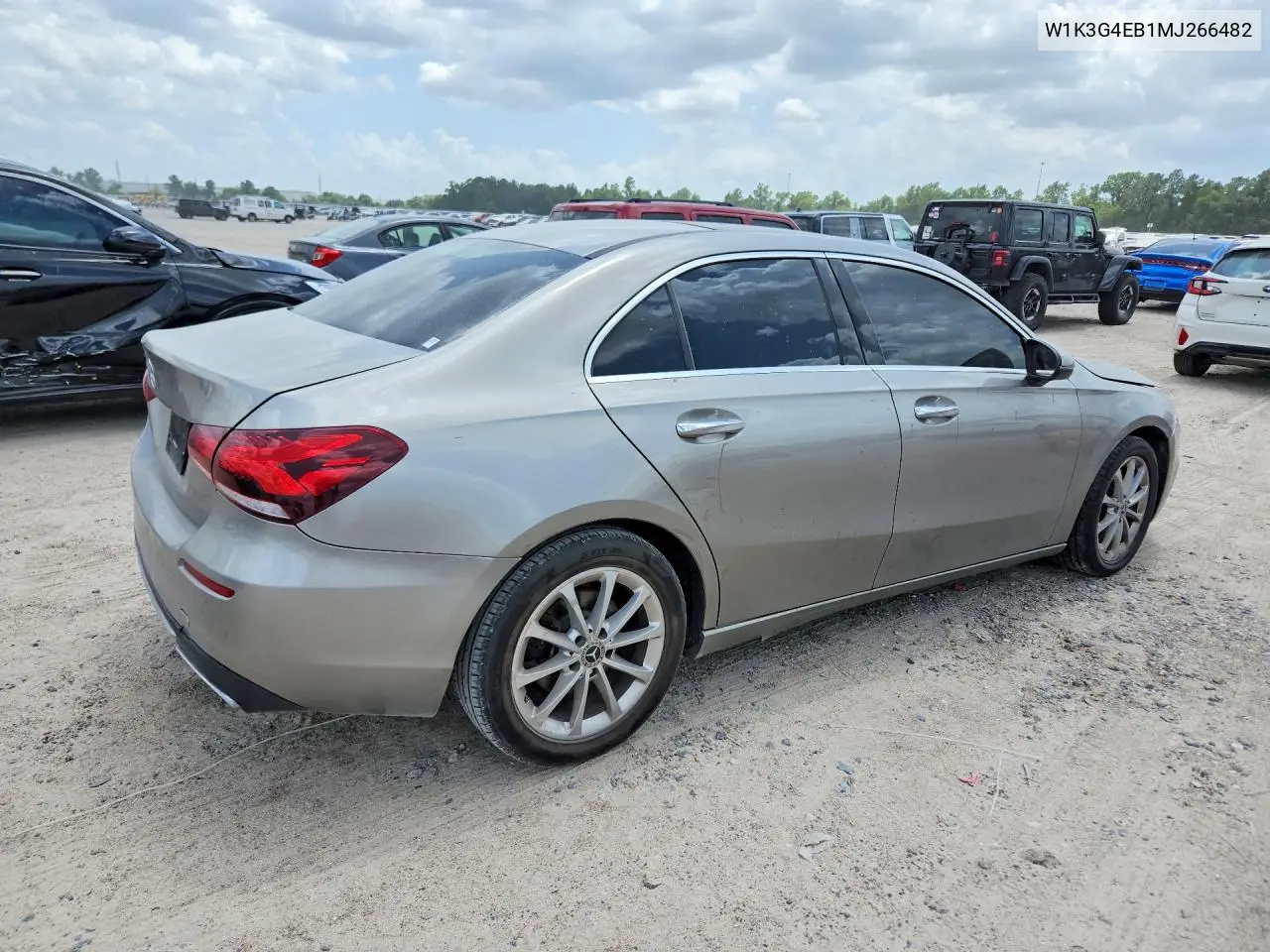 2021 Mercedes-Benz A 220 VIN: W1K3G4EB1MJ266482 Lot: 58634186
