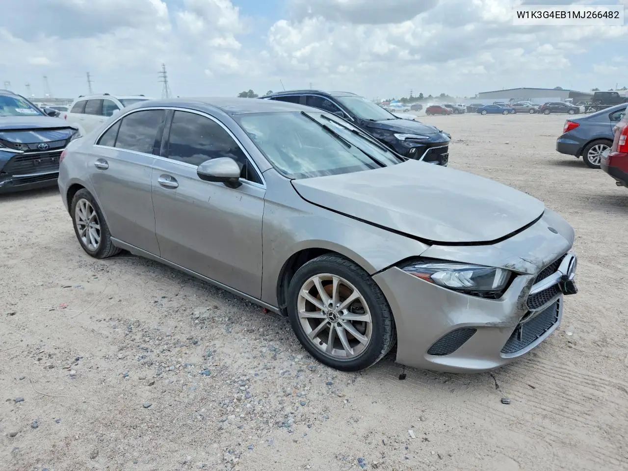 2021 Mercedes-Benz A 220 VIN: W1K3G4EB1MJ266482 Lot: 58634186