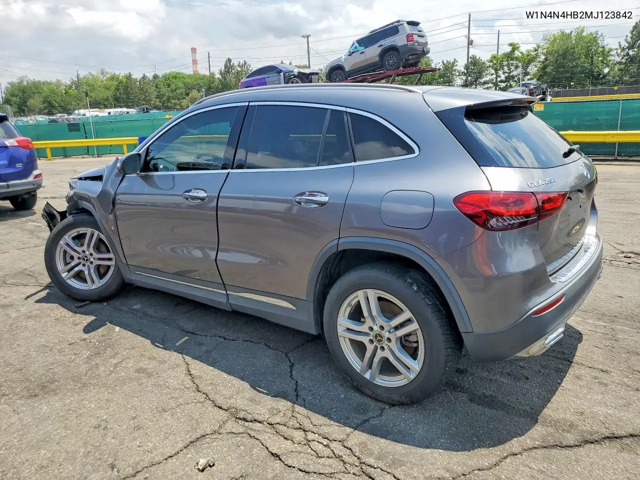 2021 Mercedes-Benz Gla 250 4Matic VIN: W1N4N4HB2MJ123842 Lot: 58909016