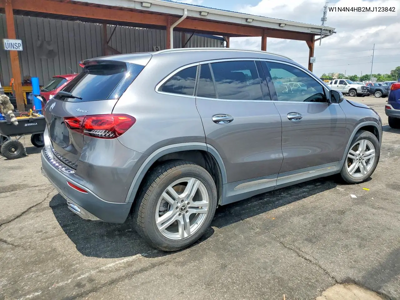 2021 Mercedes-Benz Gla 250 4Matic VIN: W1N4N4HB2MJ123842 Lot: 58909016