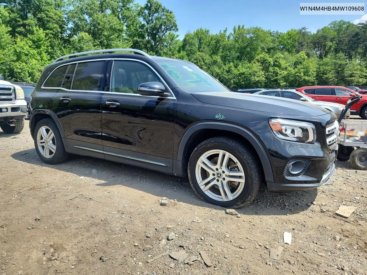 2021 Mercedes-Benz Glb 250 4Matic VIN: W1N4M4HB4MW109608 Lot: 59027966