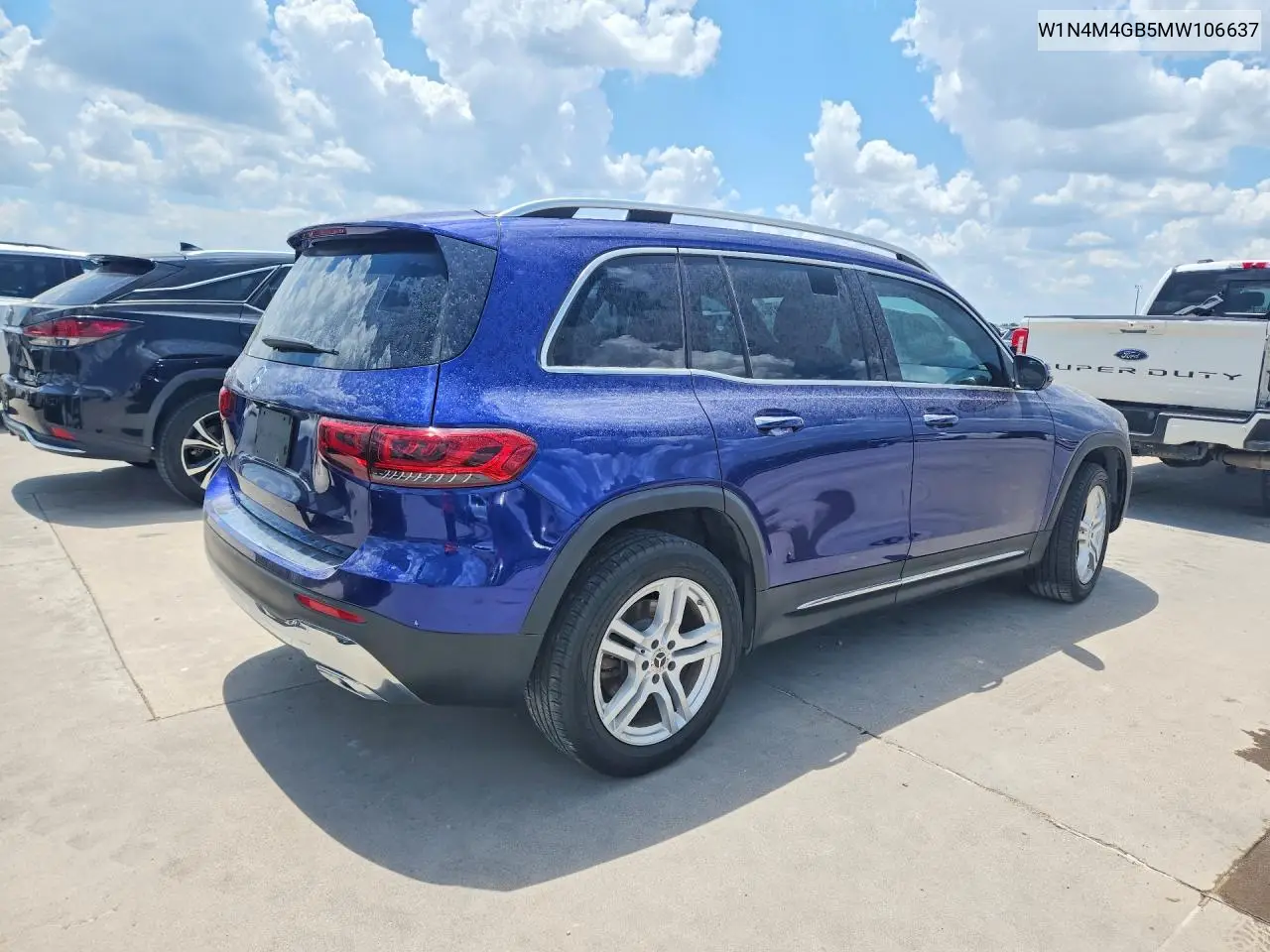 2021 Mercedes-Benz Glb 250 VIN: W1N4M4GB5MW106637 Lot: 59032376