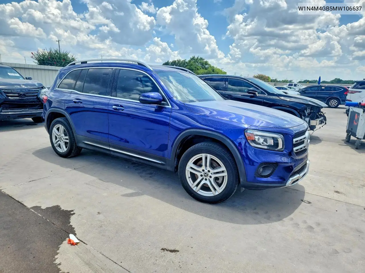 2021 Mercedes-Benz Glb 250 VIN: W1N4M4GB5MW106637 Lot: 59032376