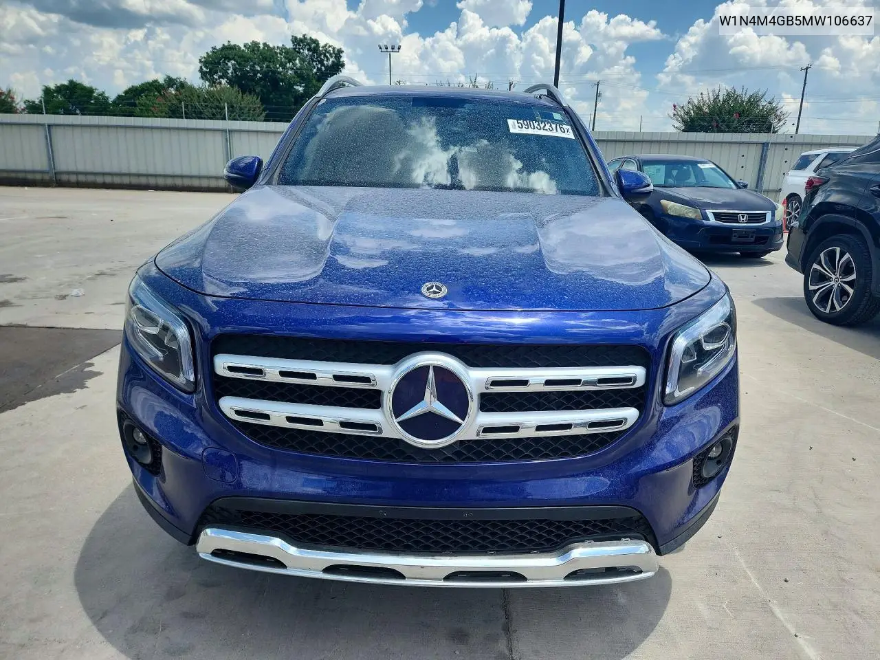 2021 Mercedes-Benz Glb 250 VIN: W1N4M4GB5MW106637 Lot: 59032376