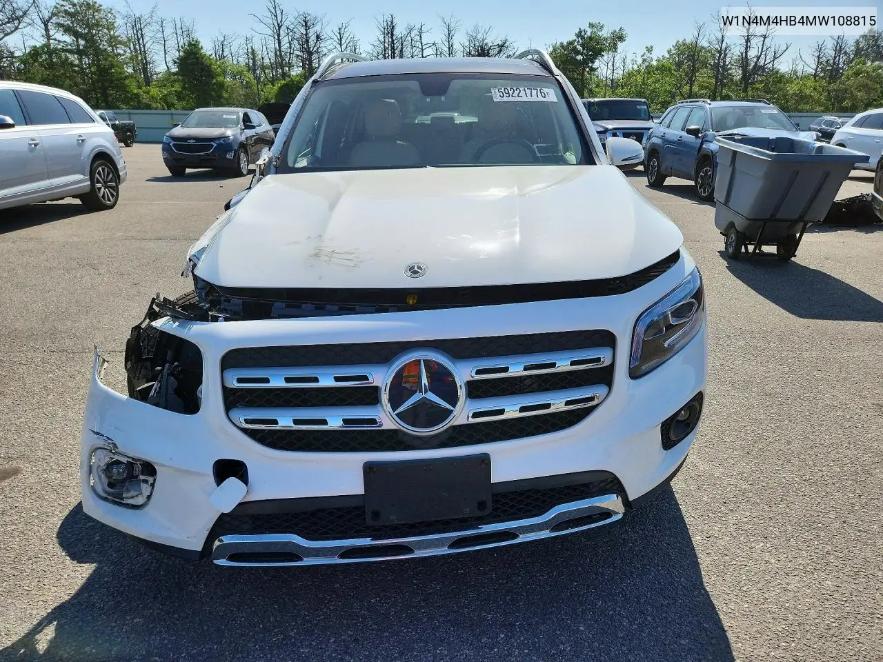 2021 Mercedes-Benz Glb 250 4Matic VIN: W1N4M4HB4MW108815 Lot: 59221776