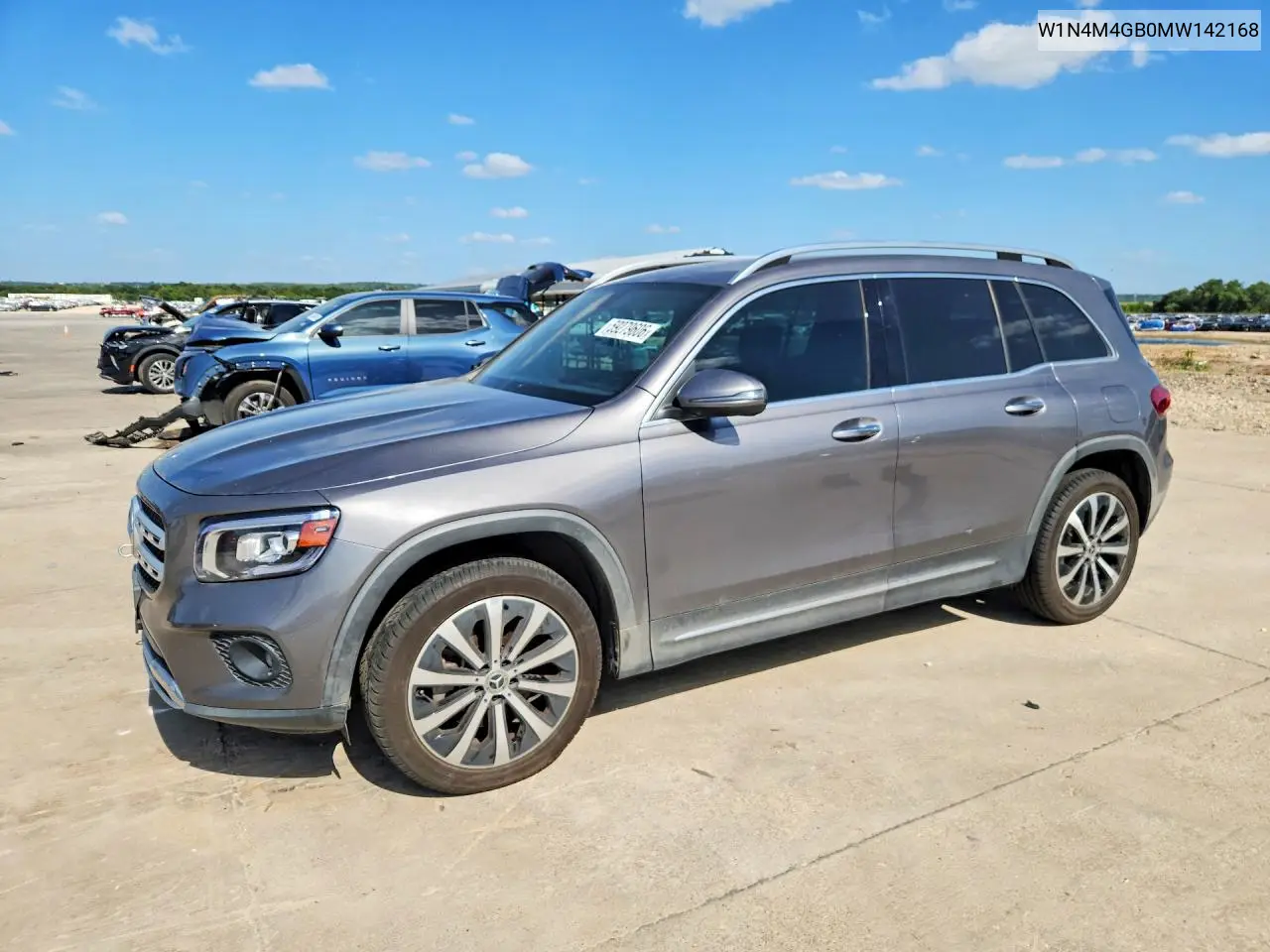 2021 Mercedes-Benz Glb 250 VIN: W1N4M4GB0MW142168 Lot: 59279606