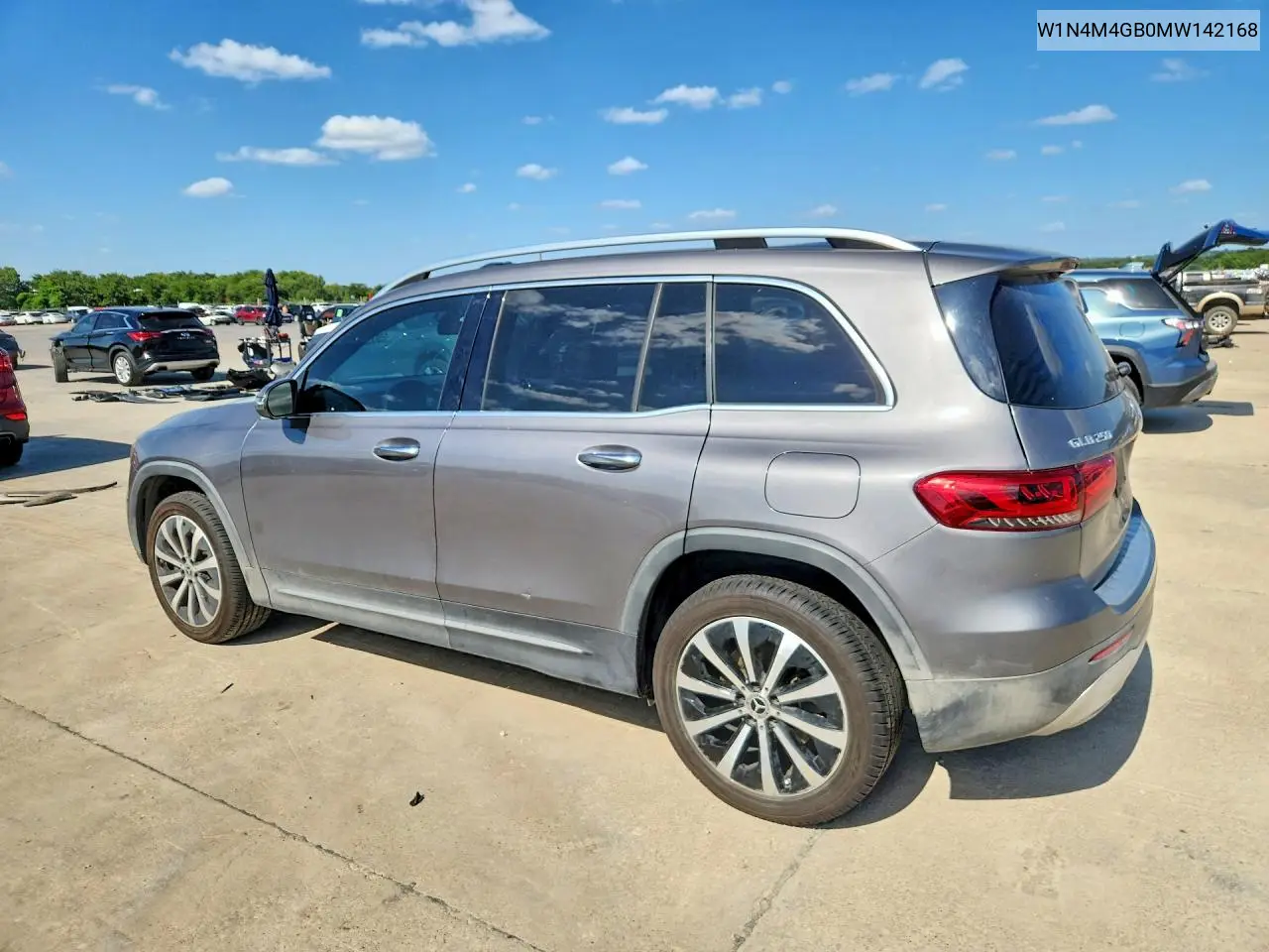 2021 Mercedes-Benz Glb 250 VIN: W1N4M4GB0MW142168 Lot: 59279606