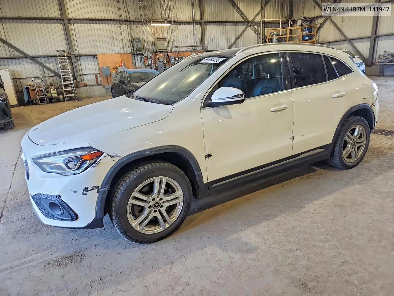 2021 Mercedes-Benz Gla 250 4Matic VIN: W1N4N4HB7MJ141947 Lot: 59984496