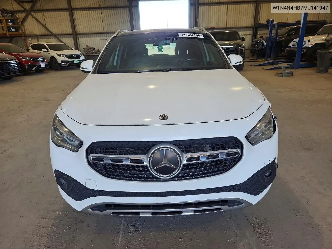 2021 Mercedes-Benz Gla 250 4Matic VIN: W1N4N4HB7MJ141947 Lot: 59984496