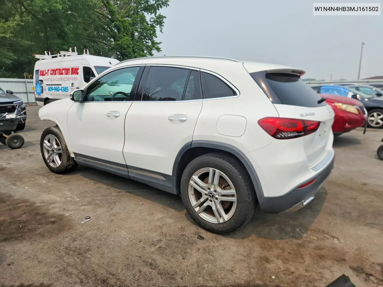 2021 Mercedes-Benz Gla 250 4Matic VIN: W1N4N4HB3MJ161502 Lot: 61559316