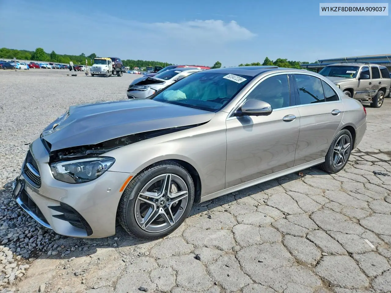 2021 Mercedes-Benz E 350 VIN: W1KZF8DB0MA909037 Lot: 62047236