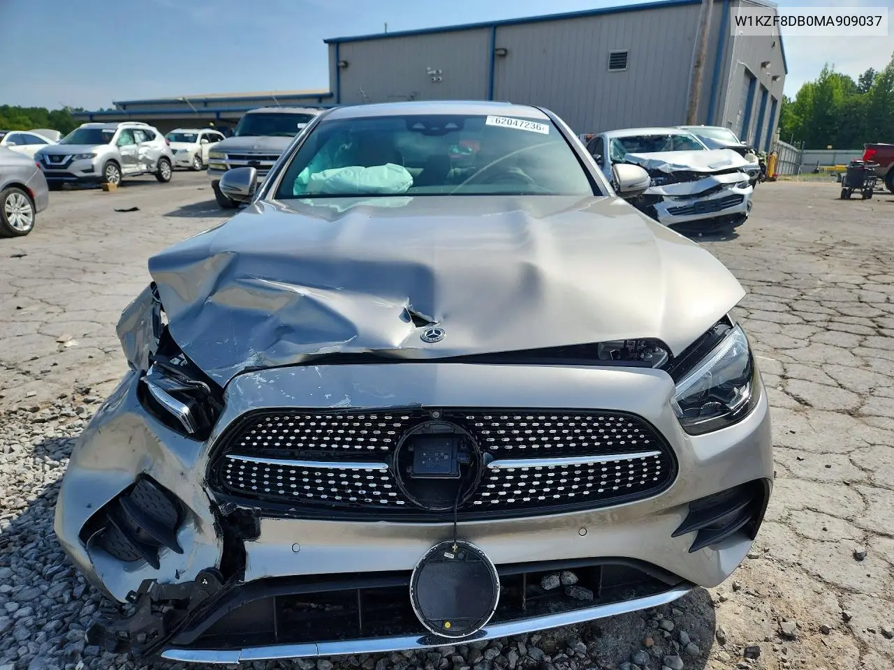 2021 Mercedes-Benz E 350 VIN: W1KZF8DB0MA909037 Lot: 62047236