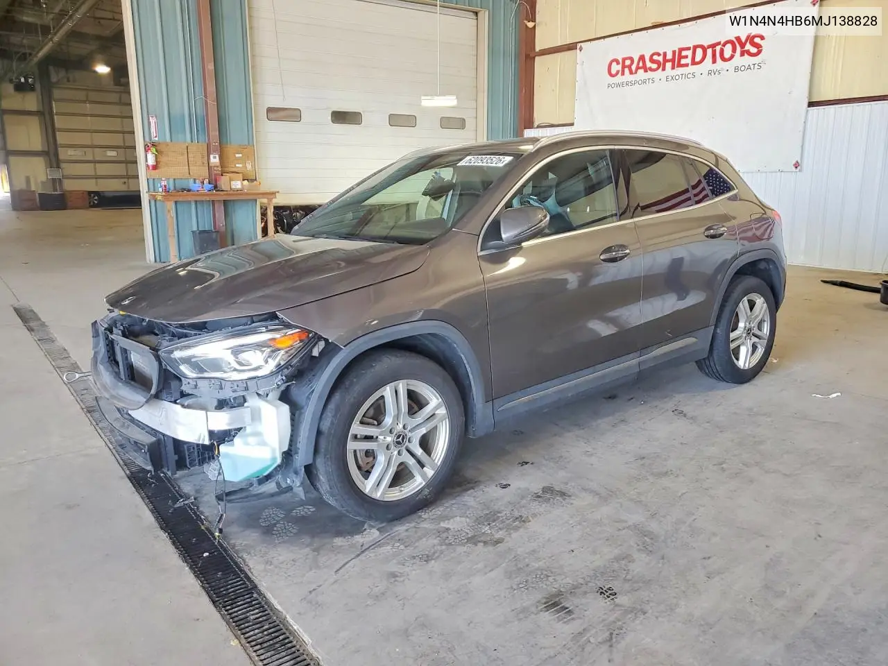 2021 Mercedes-Benz Gla 250 4Matic VIN: W1N4N4HB6MJ138828 Lot: 62093526