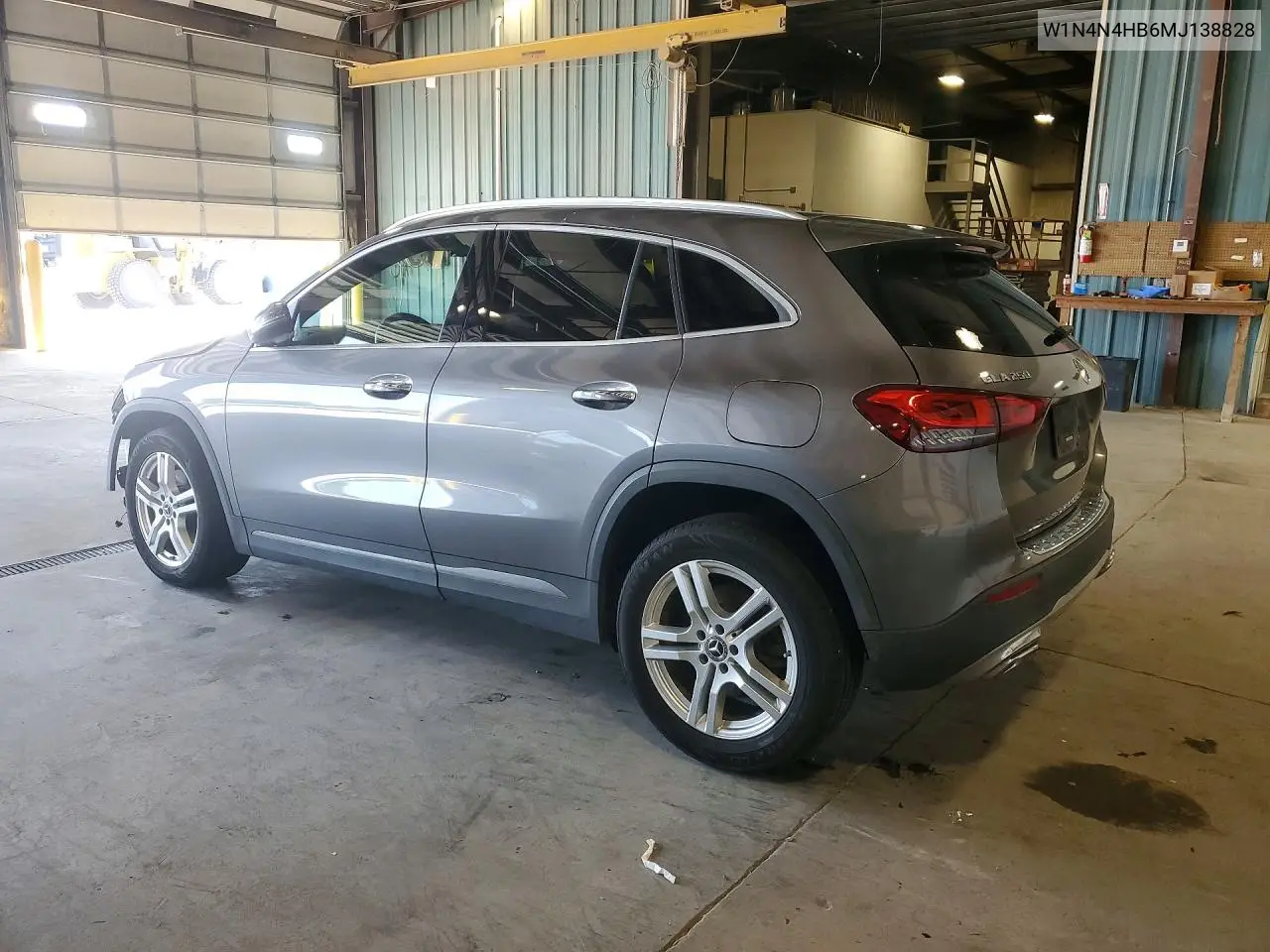 2021 Mercedes-Benz Gla 250 4Matic VIN: W1N4N4HB6MJ138828 Lot: 62093526
