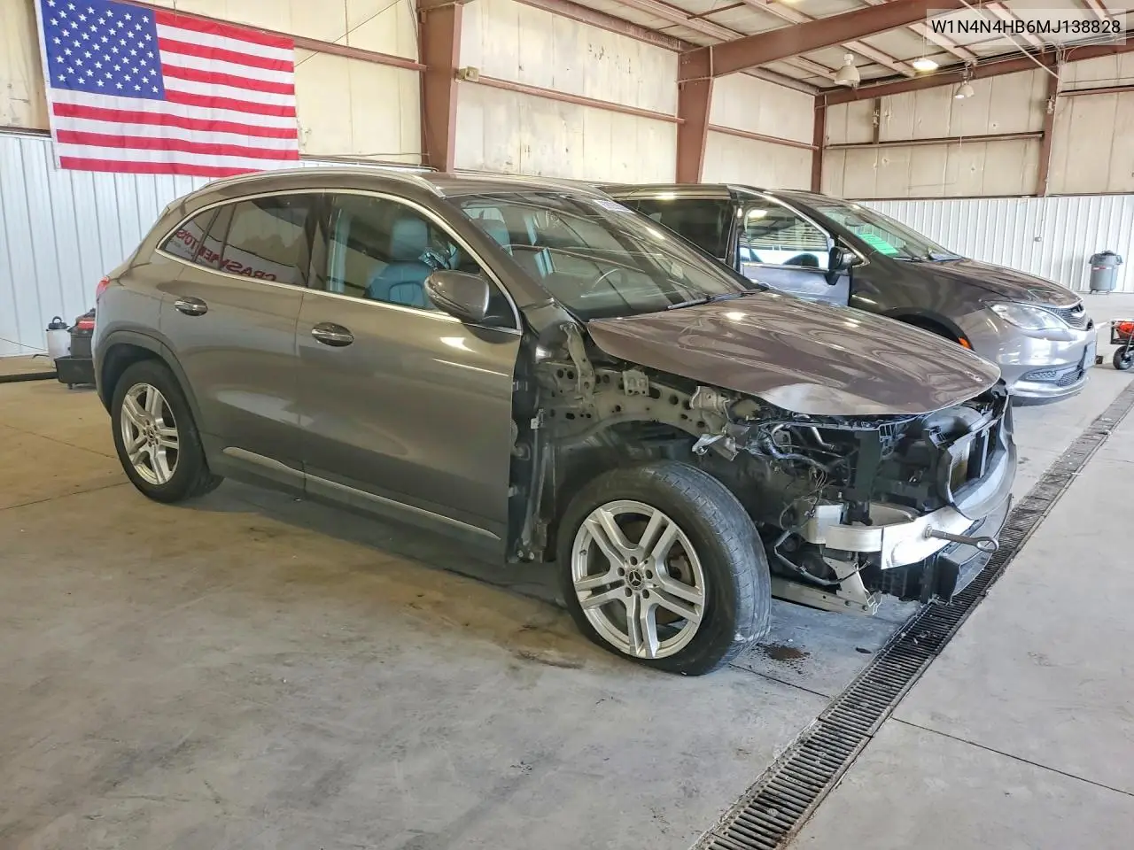 2021 Mercedes-Benz Gla 250 4Matic VIN: W1N4N4HB6MJ138828 Lot: 62093526