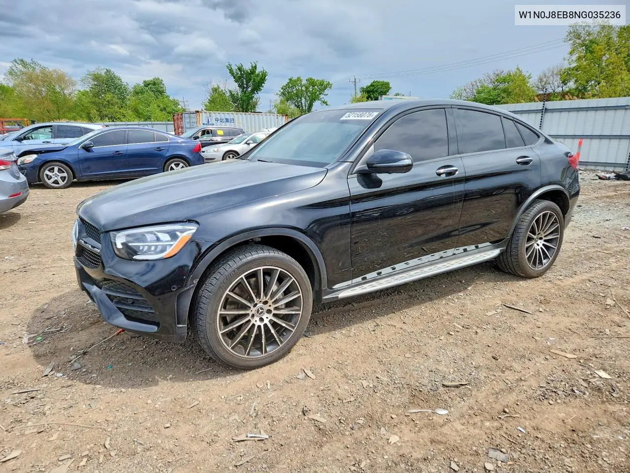 2022 Mercedes-Benz Glc Coupe 300 4Matic VIN: W1N0J8EB8NG035236 Lot: 52158076
