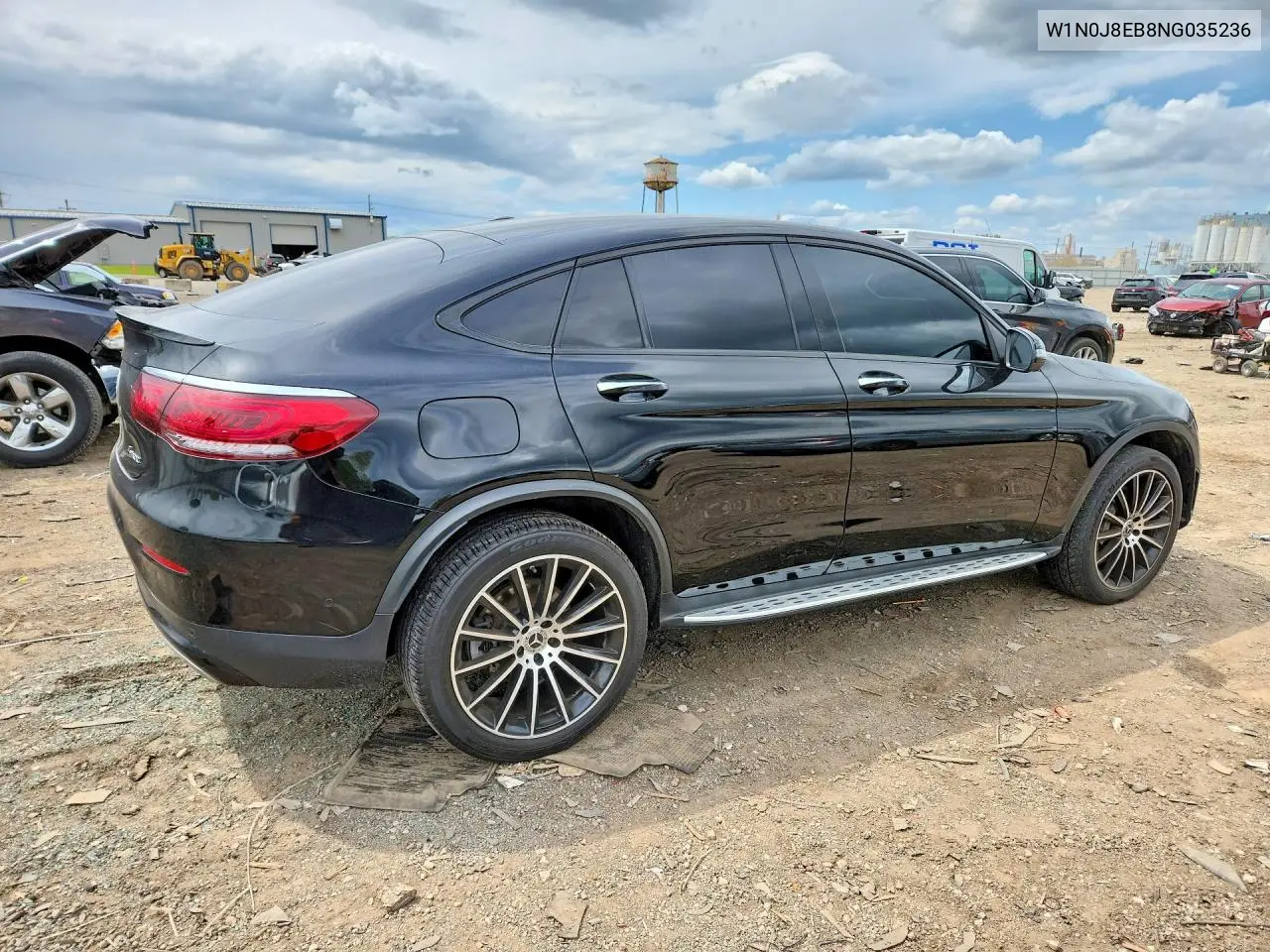 2022 Mercedes-Benz Glc Coupe 300 4Matic VIN: W1N0J8EB8NG035236 Lot: 52158076