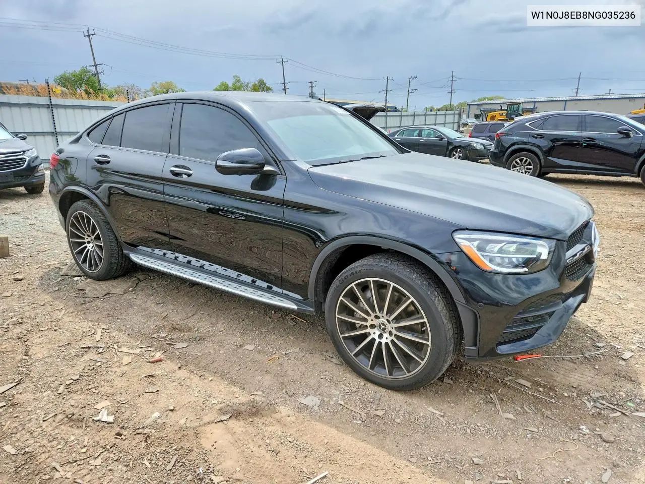 2022 Mercedes-Benz Glc Coupe 300 4Matic VIN: W1N0J8EB8NG035236 Lot: 52158076