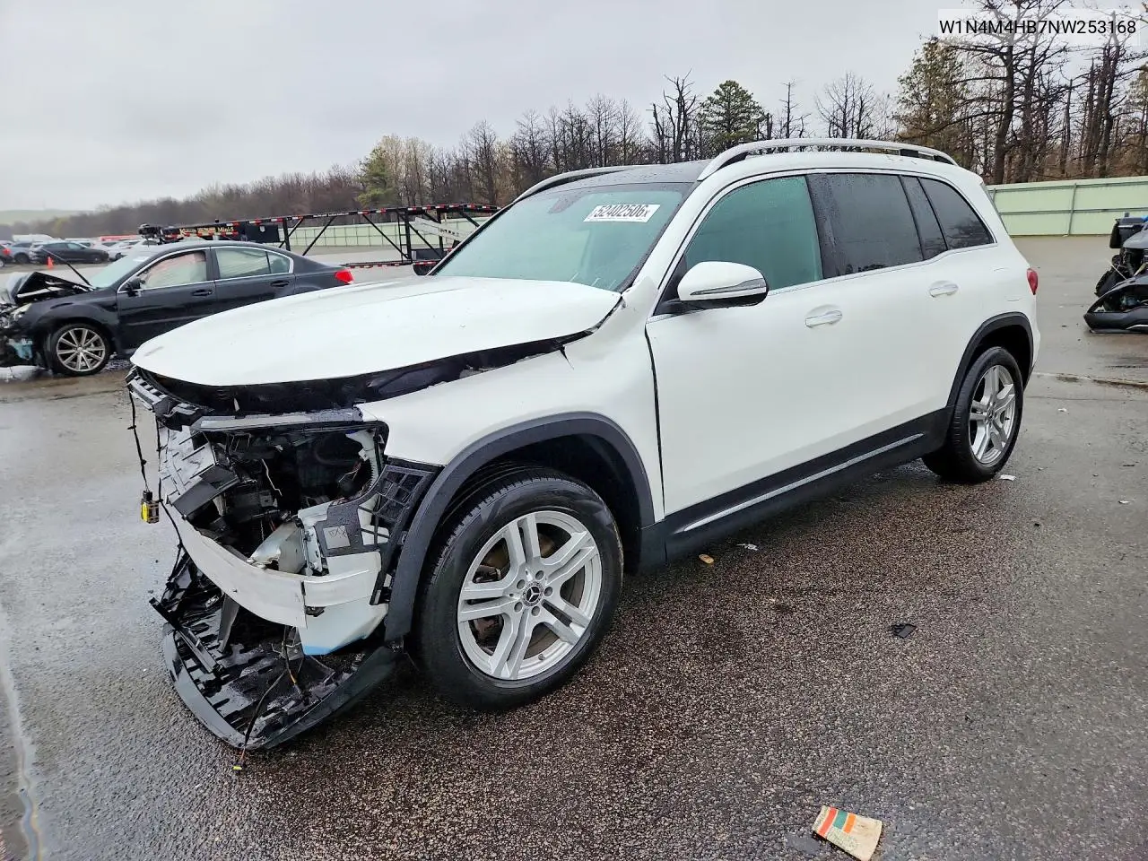 2022 Mercedes-Benz Glb 250 4Matic VIN: W1N4M4HB7NW253168 Lot: 52402506