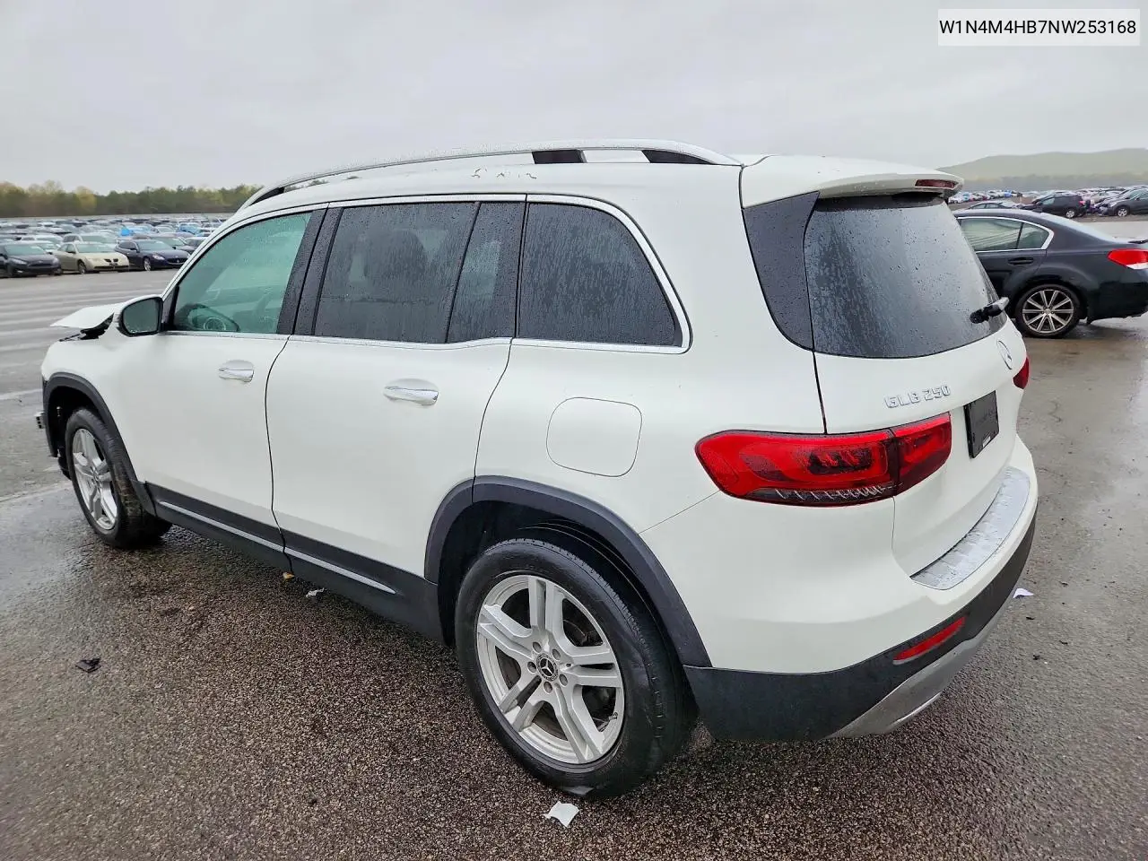 2022 Mercedes-Benz Glb 250 4Matic VIN: W1N4M4HB7NW253168 Lot: 52402506