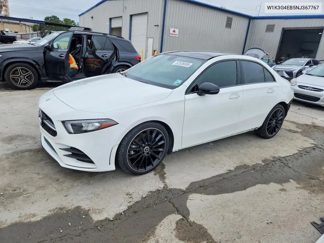 2022 Mercedes-Benz A 220 VIN: W1K3G4EB5NJ367767 Lot: 52526506