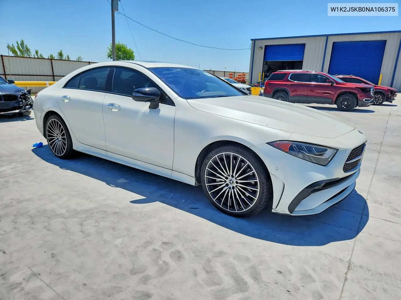2022 Mercedes-Benz Cls 450 4Matic VIN: W1K2J5KB0NA106375 Lot: 53582146