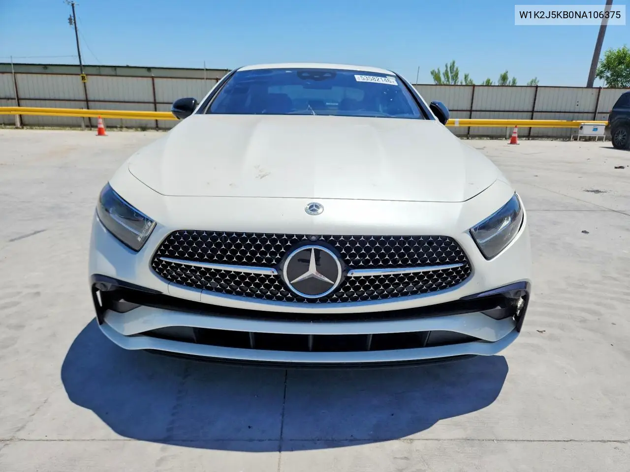 2022 Mercedes-Benz Cls 450 4Matic VIN: W1K2J5KB0NA106375 Lot: 53582146