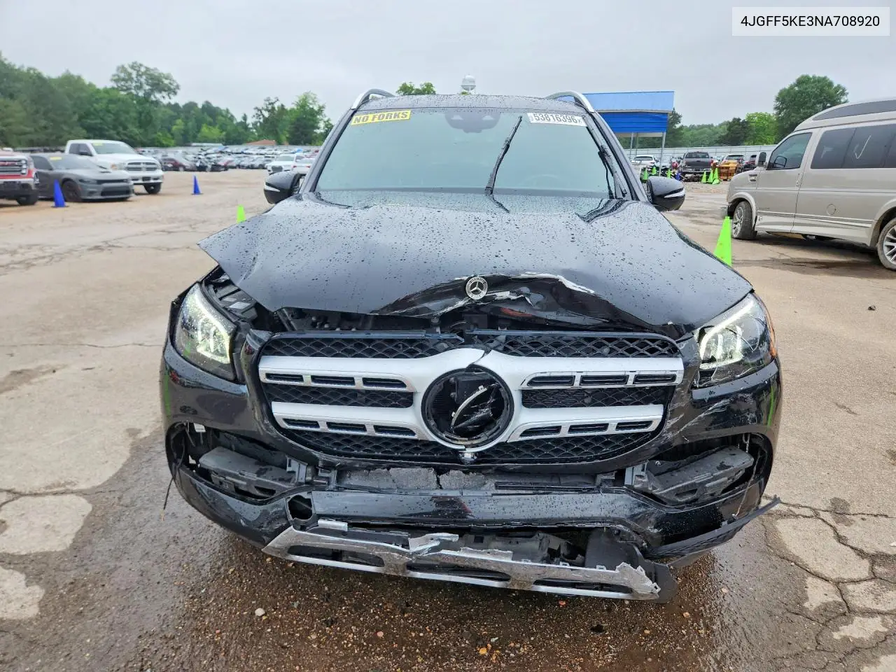 2022 Mercedes-Benz Gls 450 4Matic VIN: 4JGFF5KE3NA708920 Lot: 53816396